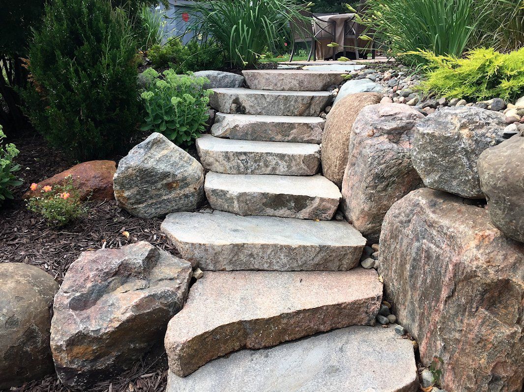 boulder steps